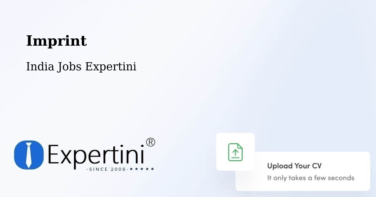 Imprint – Shimoga - India Jobs Expertini